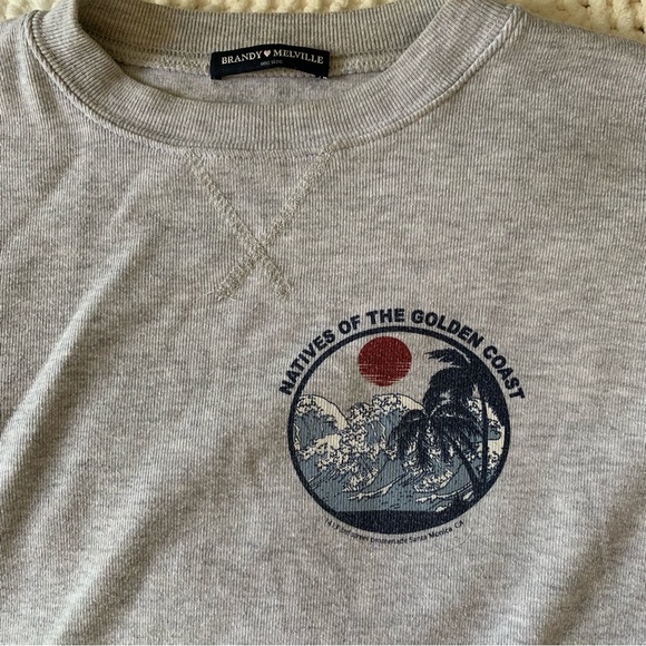 Brandy Melville grey sweatshirt - Picture 3 of 3